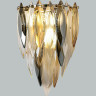 Бра ODEON LIGHT VILNA HALL ODL24 501 E14 3*40W золото/дымчатый/янтарный/матовый белый/металл/хрусталь 5068/3W